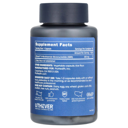 ProHealth Longevity, NMN Pro™ 300, 300 mg, 30 Capsules