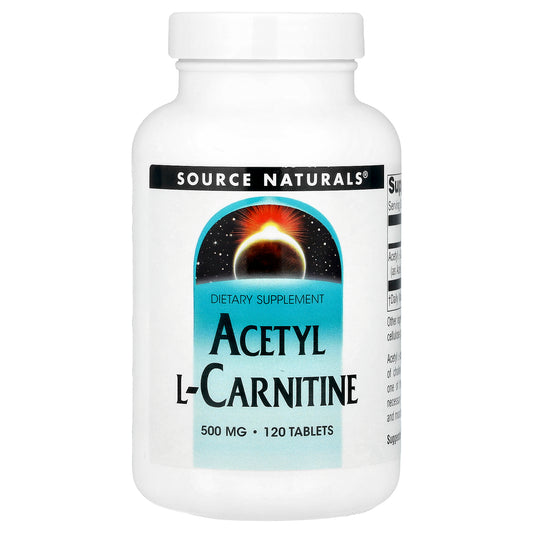 Source Naturals, Acetyl L-Carnitine, 500 mg, 120 Tablets