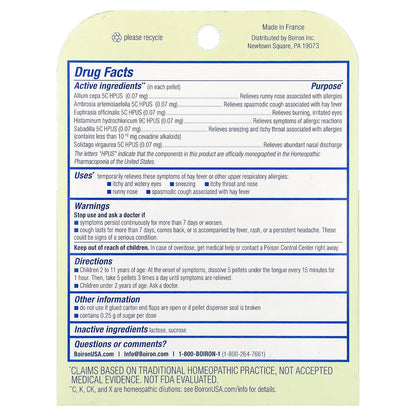 Boiron, AllergyCalm Kids, 2+ Years, 3 Tubes, 80 Pellets Each