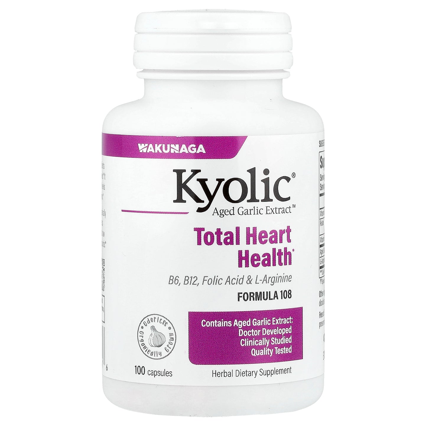 Kyolic, Aged Garlic Extract™, Formula 108, 100 Capsules