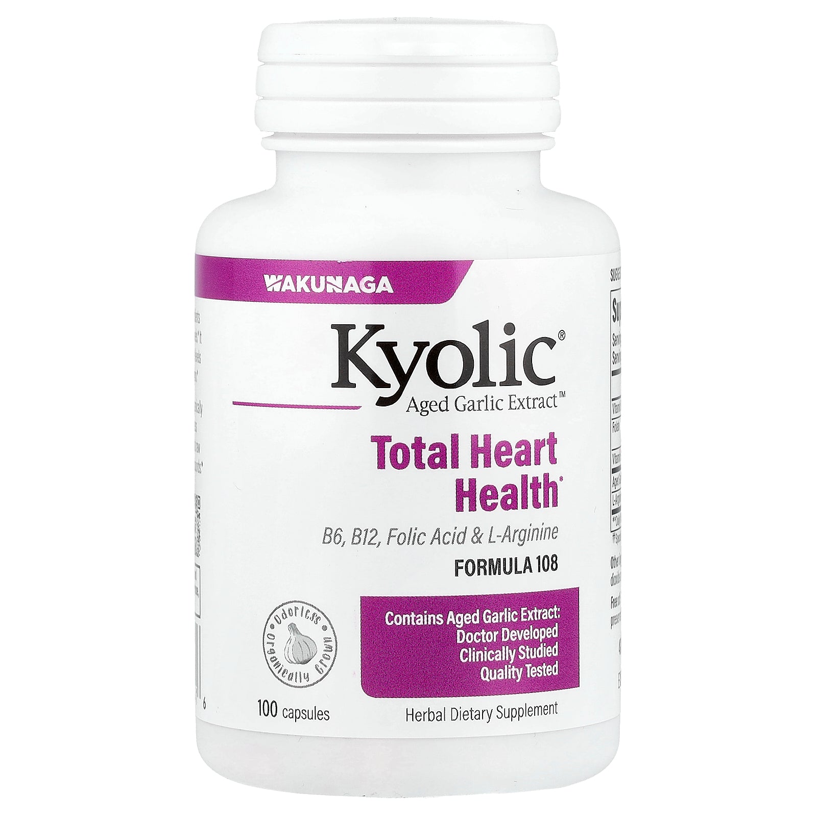 Kyolic, Aged Garlic Extract™, Formula 108, 100 Capsules