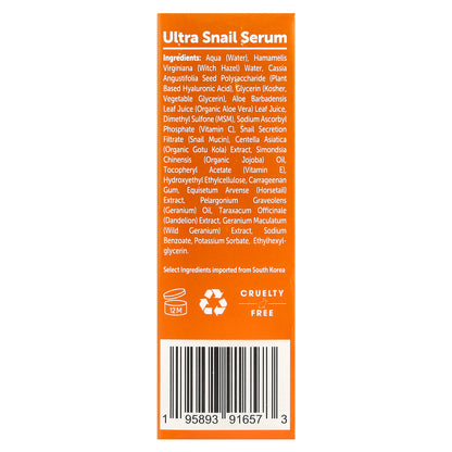 SeoulCeuticals, Ultra Snail Serum, 1 fl oz (30 ml)