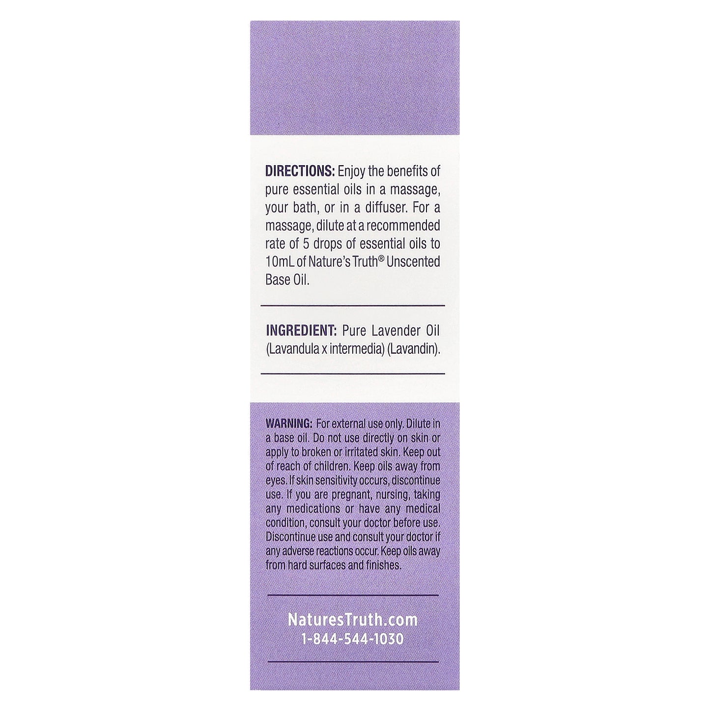 Nature's Truth, Pure Essential Oil, Rejuvenating Lavender, 0.51 fl oz (15 ml)