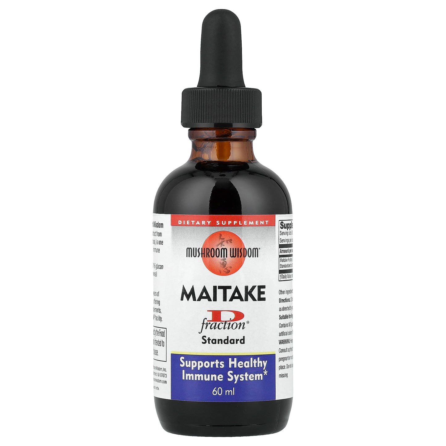 Mushroom Wisdom, Maitake D Fraction®, Standard, 60 ml