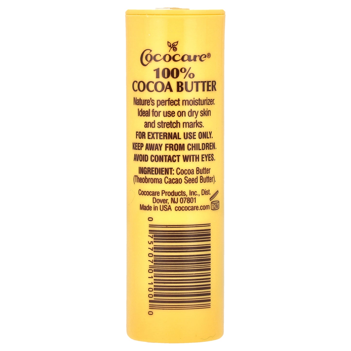 Cococare, 100% Cocoa Butter Stick, 1 oz (28 g)