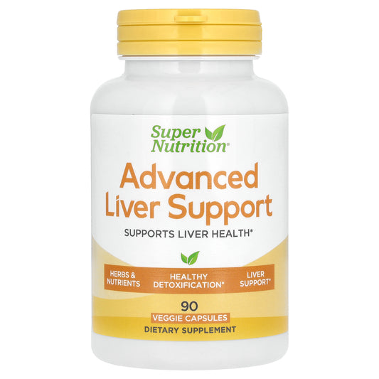 Super Nutrition, Advanced Liver Support, 90 Veggie Capsules