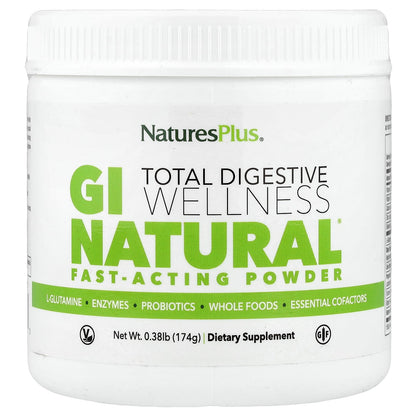 NaturesPlus, GI Natural® Fast-Acting Powder, 0.38 lb (174 g)