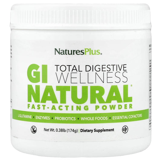 NaturesPlus, GI Natural® Fast-Acting Powder, 0.38 lb (174 g)