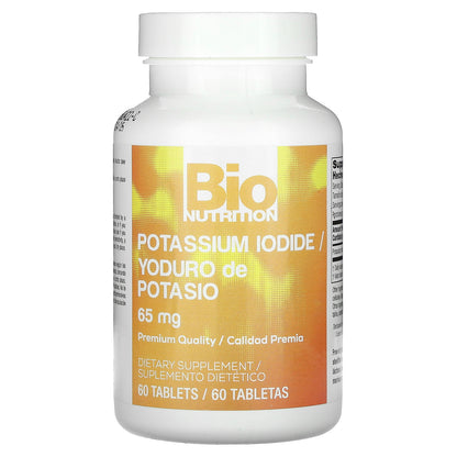Bio Nutrition, Potassium Iodide, 65 mg, 60 Tablets