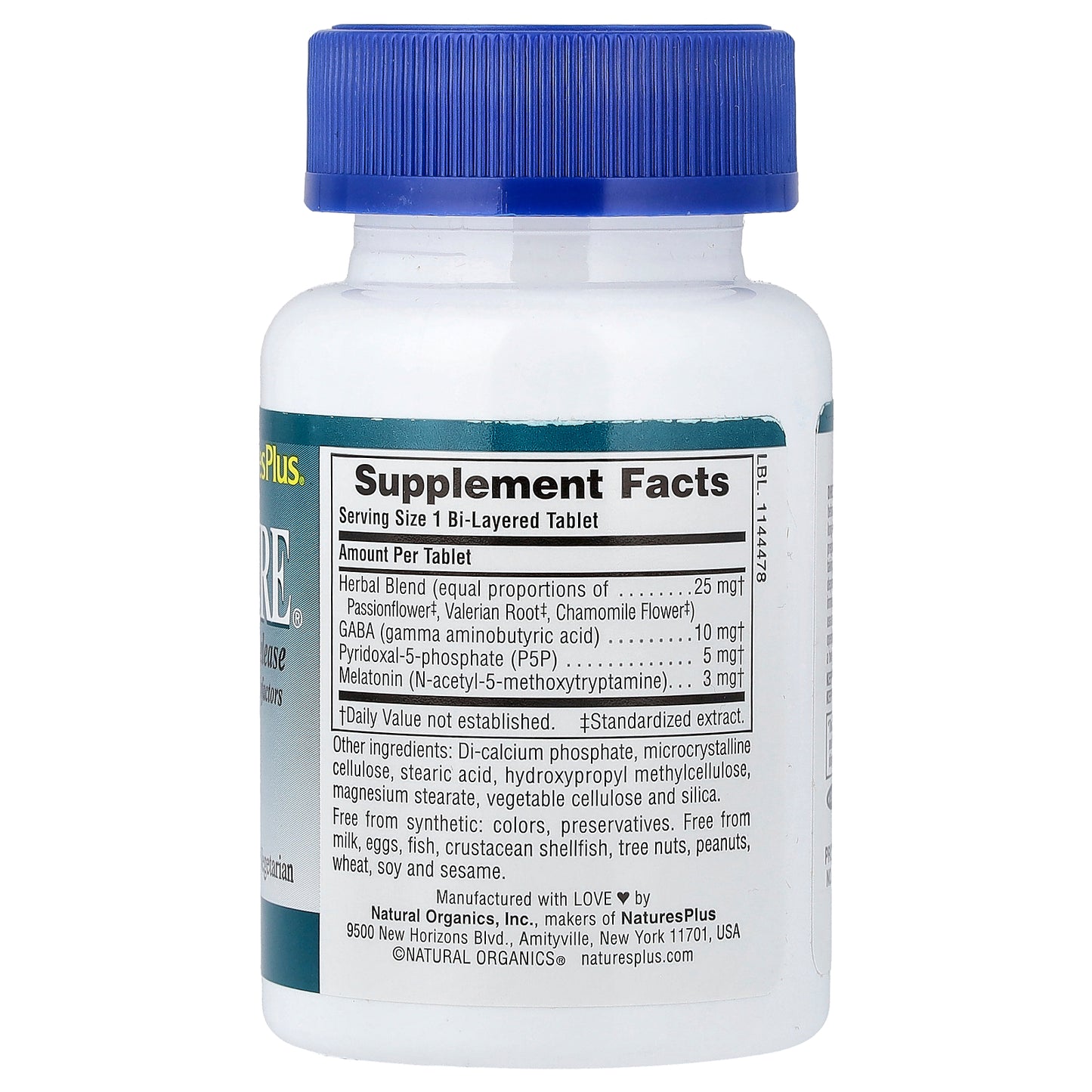 NaturesPlus, Sleep Assure®, 60 Bi-Layered Tablets