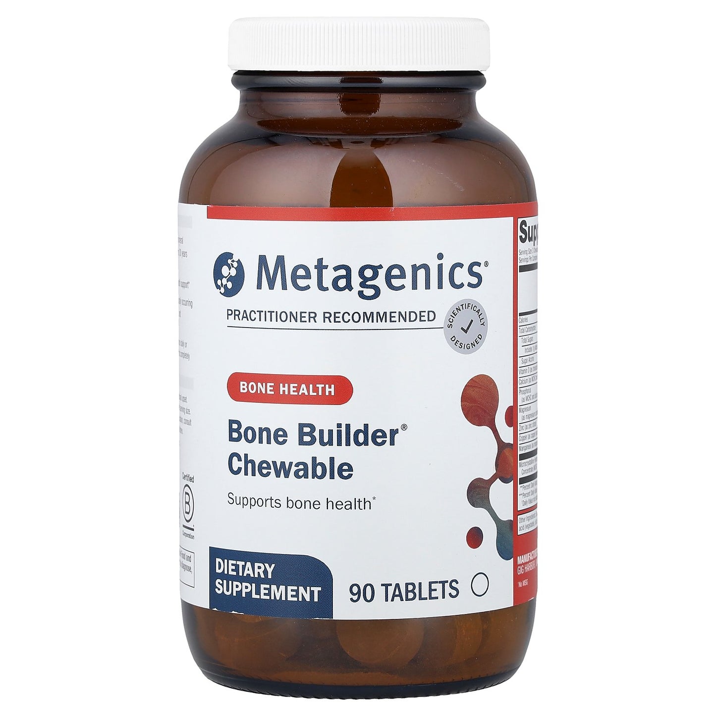Metagenics, Bone Builder® Chewable, 90 Tablets