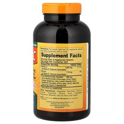 American Health, Ester-C® with Citrus Bioflavonoids, 500 mg, 450 Vegetarian Tablets