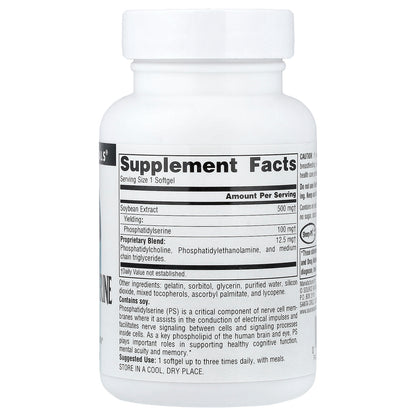 Source Naturals, Phosphatidyl Serine Complex, 60 Softgels