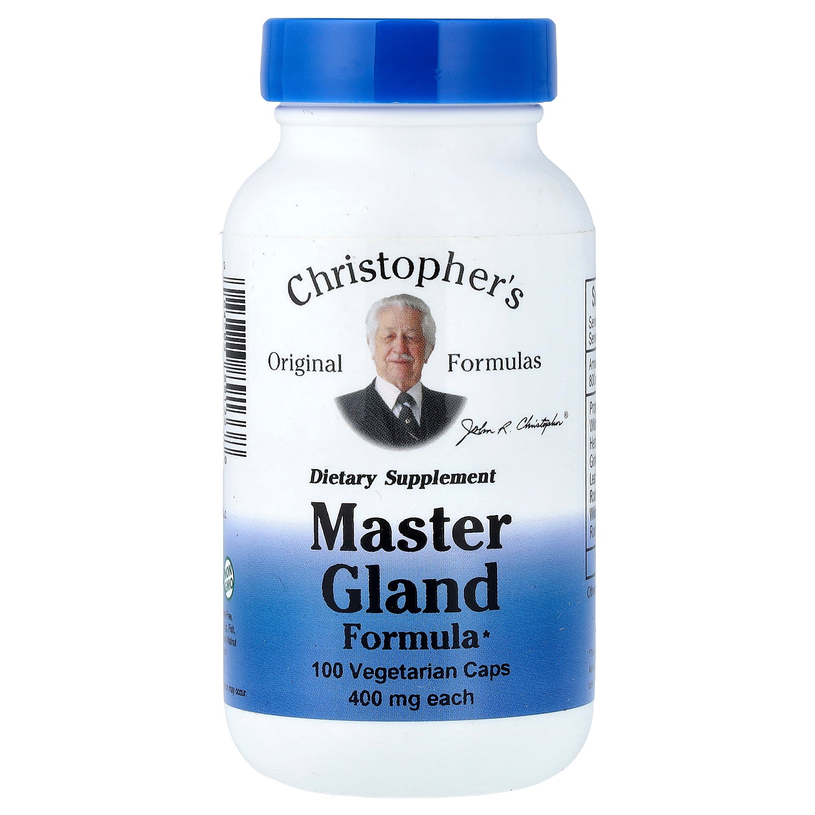 Christopher's Original Formulas, Master Gland Formula, 100 Vegetarian Caps