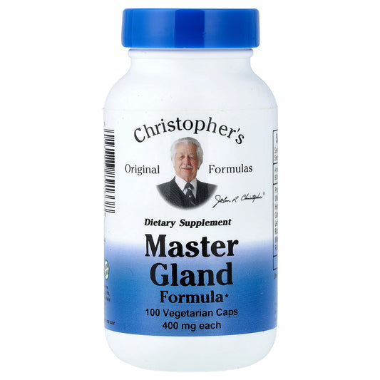 Christopher's Original Formulas, Master Gland Formula, 100 Vegetarian Caps