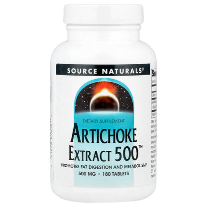 Source Naturals, Artichoke Extract 500™, 180 Tablets