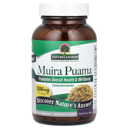 Nature's Answer, Muira Puama, 90 Vegetarian Capsules (250 mg per Capsule)