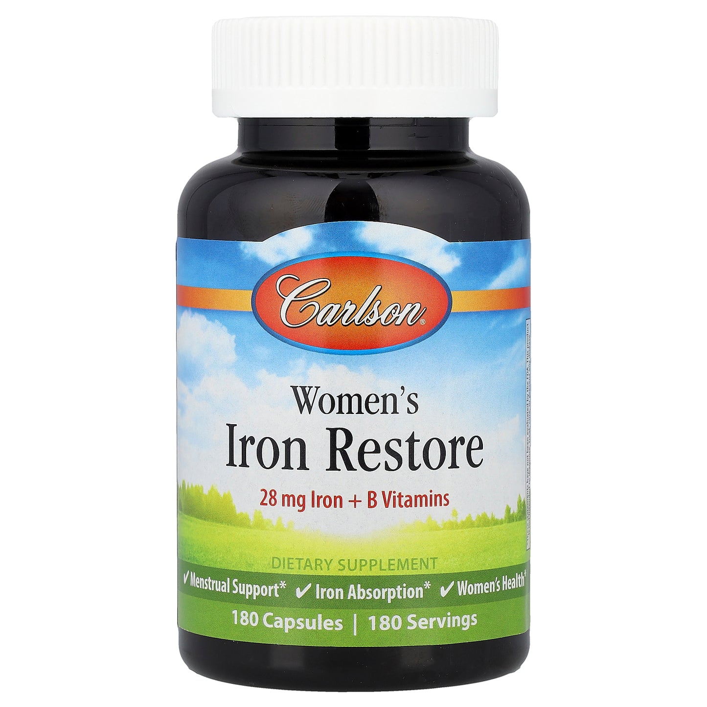 Carlson, Women's Iron Restore, 180 Capsules
