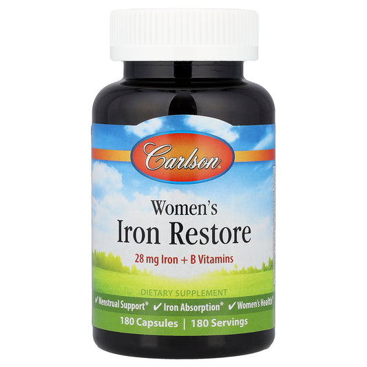 Carlson, Women's Iron Restore, 180 Capsules