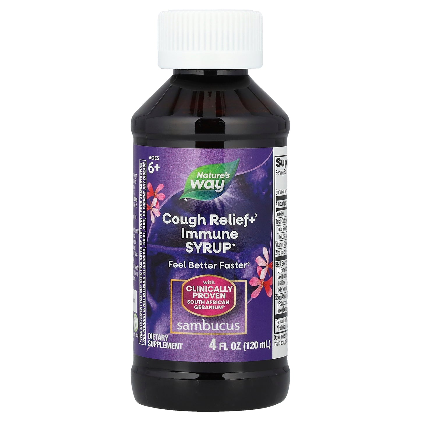 Nature's Way, Sambucus Relief, Cough Syrup, 4 fl oz (120 ml)