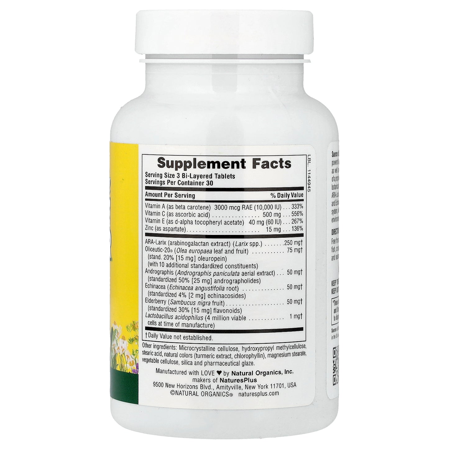 NaturesPlus, Source of Life, Immune Booster, 90 Tablets