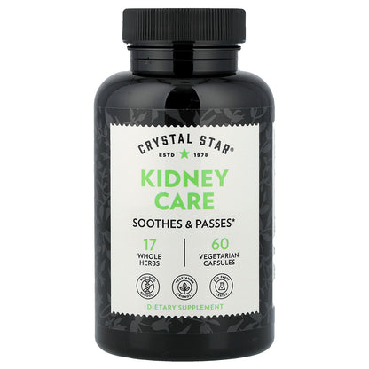 Crystal Star, Kidney Care, 60 Vegetarian Capsules