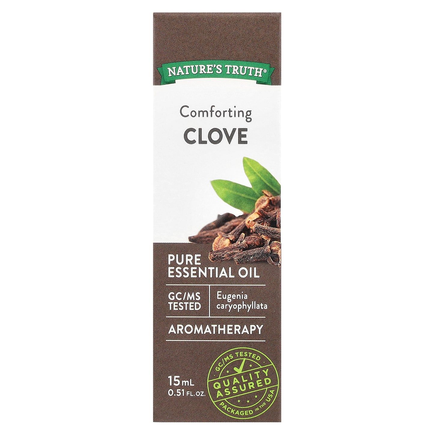 Nature's Truth, Pure Essential Oil, Comforting Clove, 0.51 fl oz (15 ml)