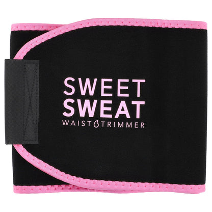 Sports Research, Sweet Sweat®, Waist Trimmer, Medium, Black & Pink, 1 Belt