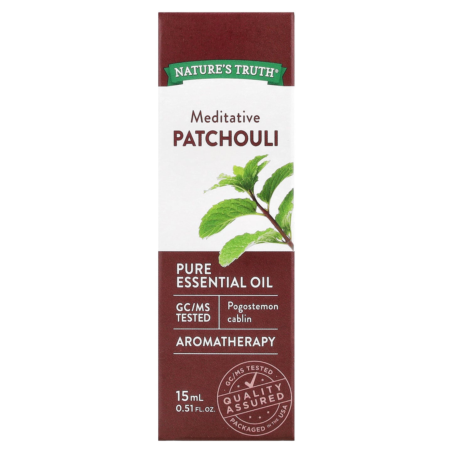 Nature's Truth, Pure Essential Oil, Meditative Patchouli , 0.51 fl oz (15 ml)