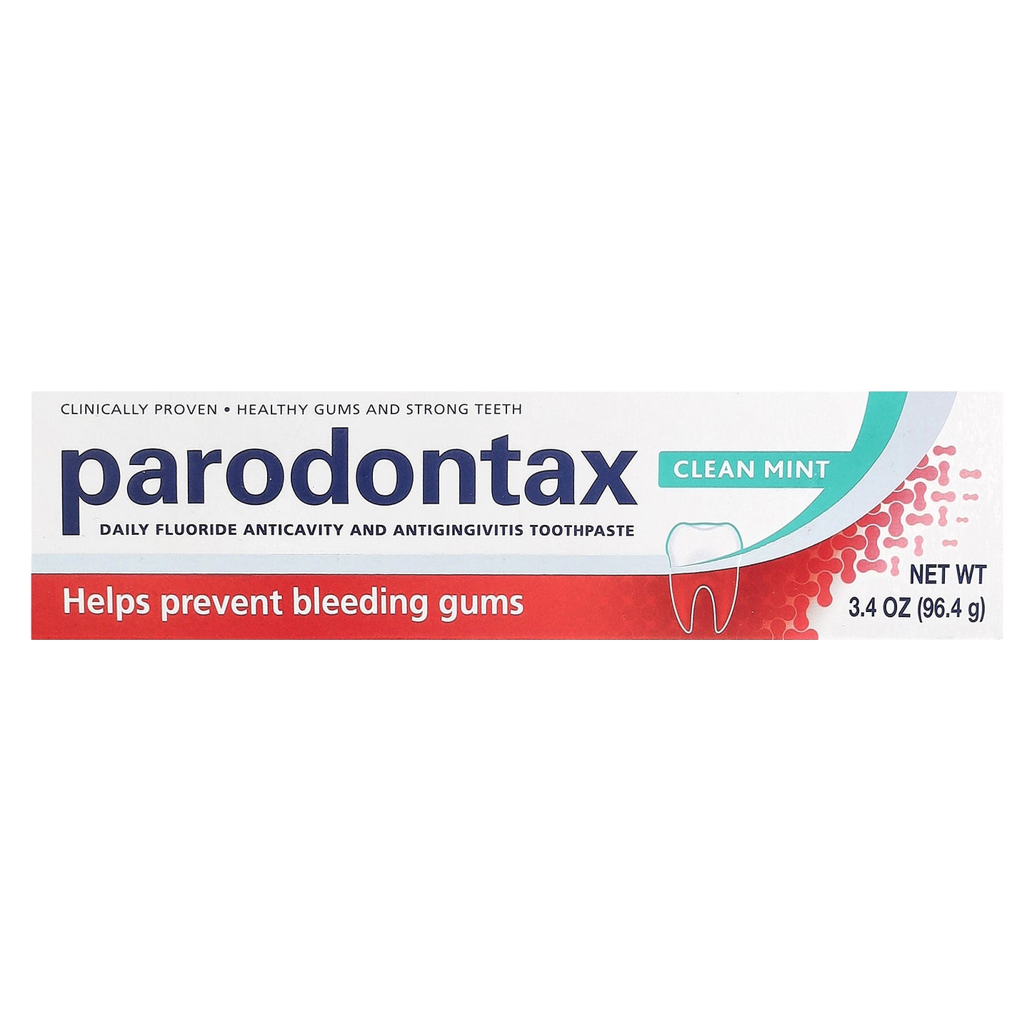 Parodontax, Daily Fluoride Anticavity And Antigingivitis Toothpaste, Clean Mint, 3.4 oz (96.4 g)