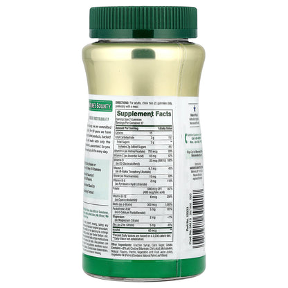 Nature's Bounty, Adult Multivitamin Gummies, Orange, Cherry & Grape, 75 Gummies