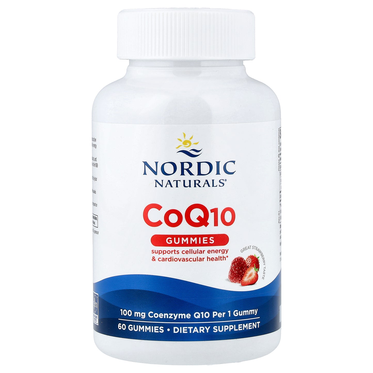 Nordic Naturals, CoQ10 Gummies, Strawberry, 100 mg, 60 Gummies