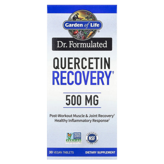 Garden of Life, Dr. Formulated, Quercetin Recovery, 30 Vegan Tablets