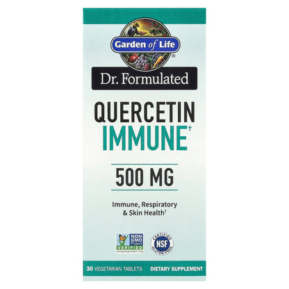 Garden of Life, Dr. Formulated, Quercetin Immune, 500 mg, 30 Vegetarian Tablets