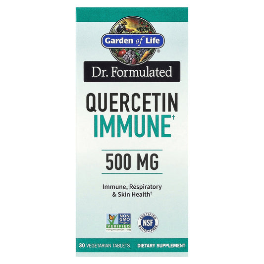 Garden of Life, Dr. Formulated, Quercetin Immune, 500 mg, 30 Vegetarian Tablets