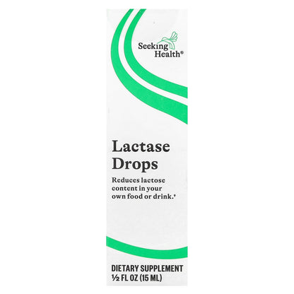 Seeking Health, Lactase Drops, 1/2 fl oz (15 ml)