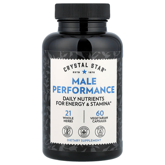 Crystal Star, Male Performance, 60 Vegetarian Capsules