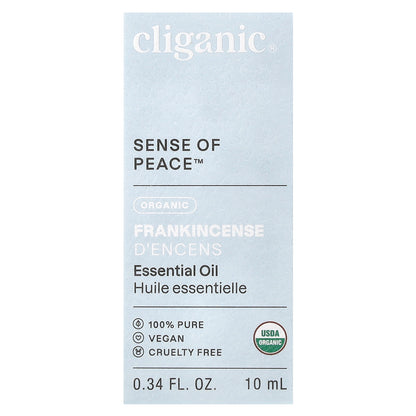 Cliganic, Sense of Peace™, Organic Frankincense Essential Oil, 0.34 fl oz (10 ml)