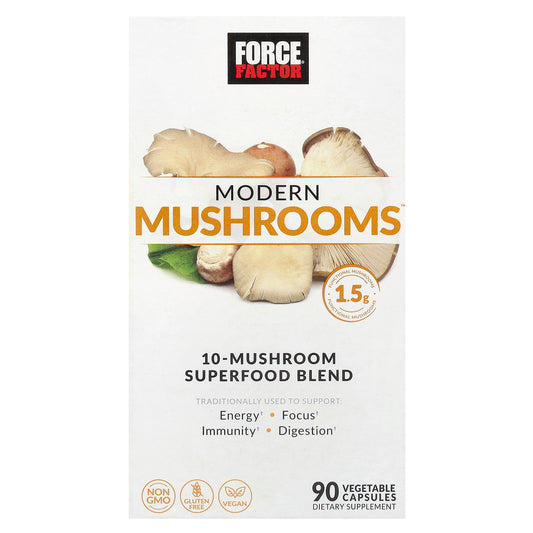 Force Factor, Modern Mushrooms™, 90 Vegetable Capsules