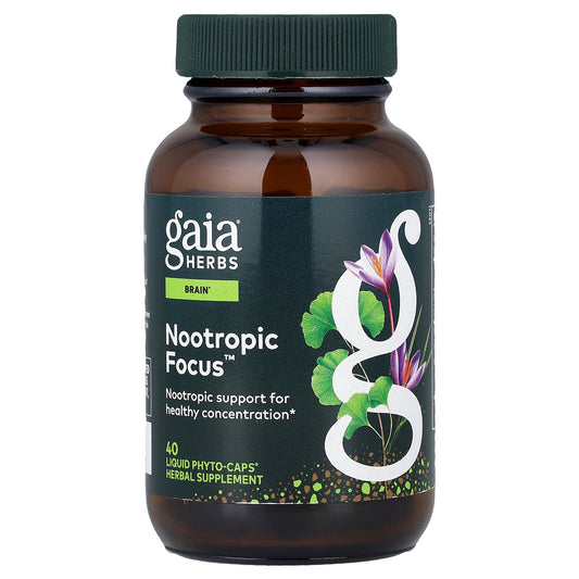 Gaia Herbs, Nootropic Focus™, 40  Liquid Phyto-Caps®