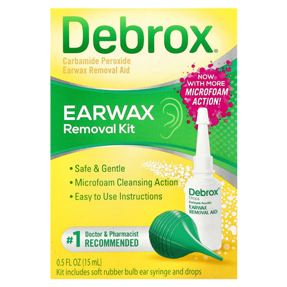 Debrox, Earwax Removal Kit, 0.5 fl oz (15 ml)