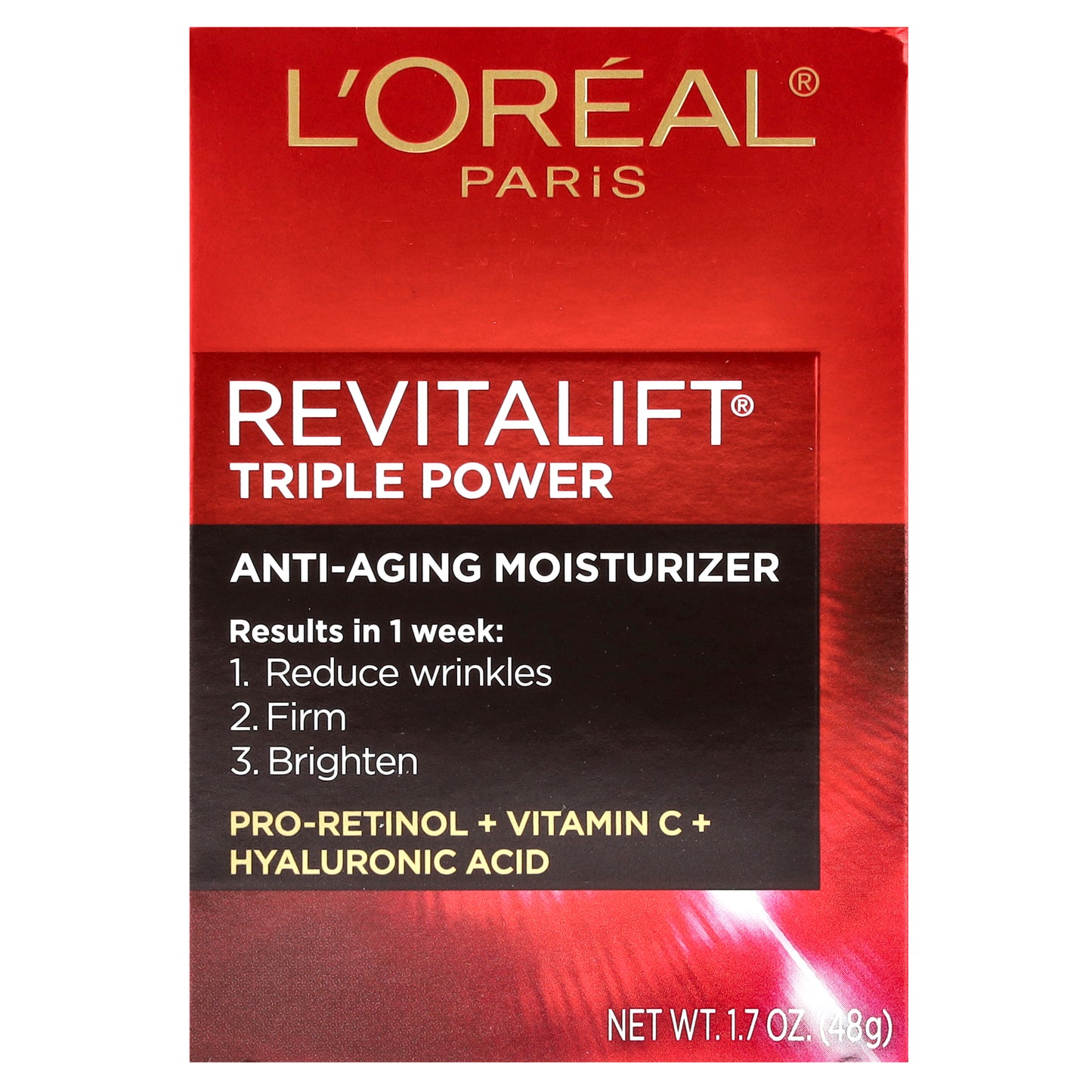 L'Oréal, Revitalift® Triple Power, Anti-Aging Moisturizer, 1.7 oz (48 g)