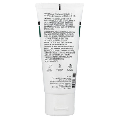 Advanced Clinicals, Collagen, Skin Rescue Lotion, Fragrance-Free, 2 fl oz (59 ml)