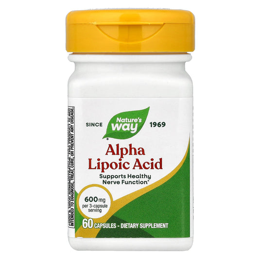 Nature's Way, Alpha Lipoic Acid, 60 Capsules (200 mg per Capsule)