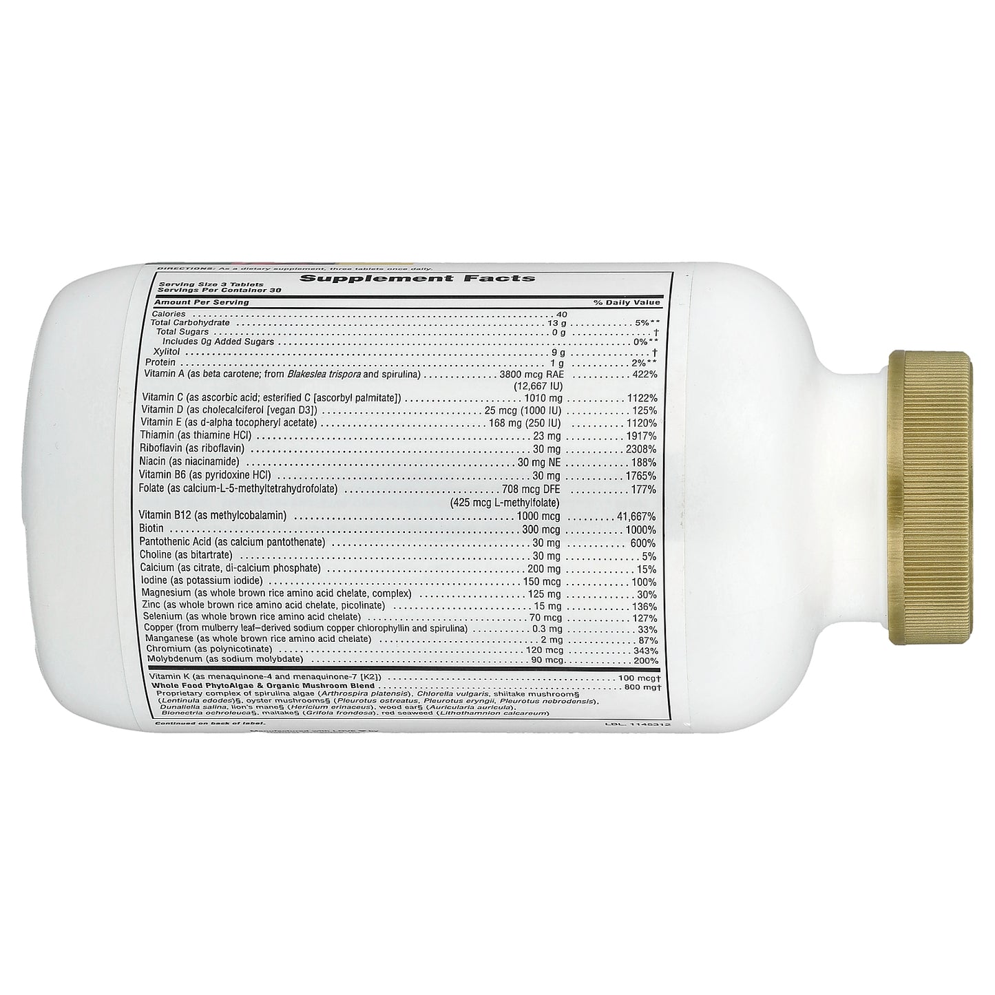 NaturesPlus, Source of Life, Gold Chewables, Delicious Tropical Fruit Flavor, 90 Tablets