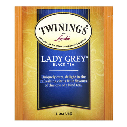 Twinings, Flavored Black Tea, Lady Grey , 20 Tea Bags, 1.41 oz (40 g)