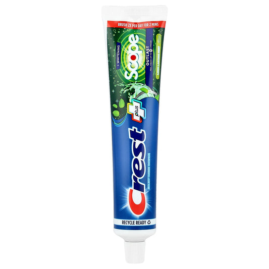 Crest, Plus, Scope, Outlast + Whitening,  Anticavity Fluoride Toothpaste, Mint, 5.4 oz (153 g)