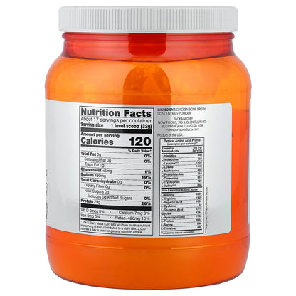 NOW Foods, Sports, Chicken Bone Broth Protein Powder, 1.2 lbs (544 g)