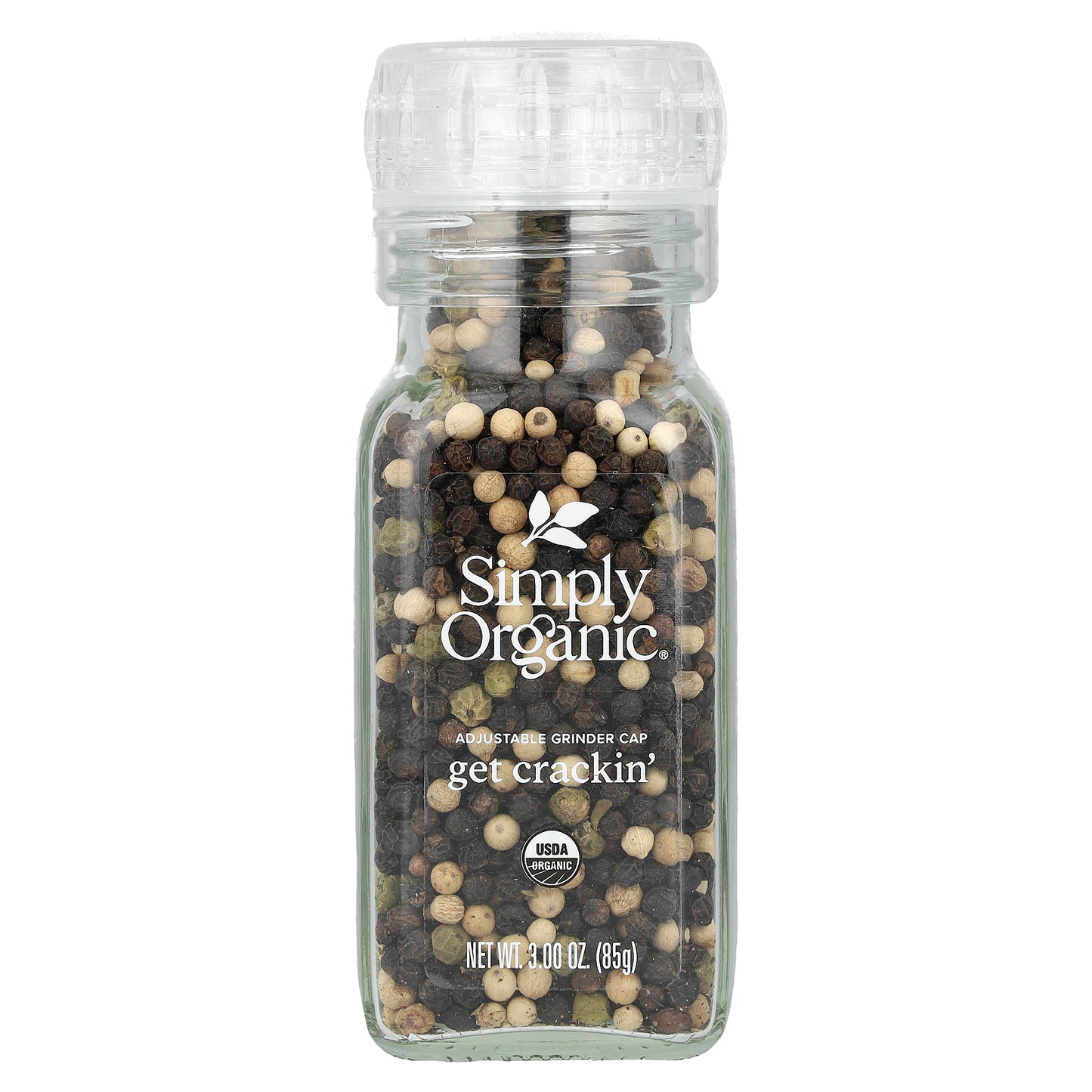 Simply Organic, Get Crackin, Peppercorn Mix, 3 oz (85 g)