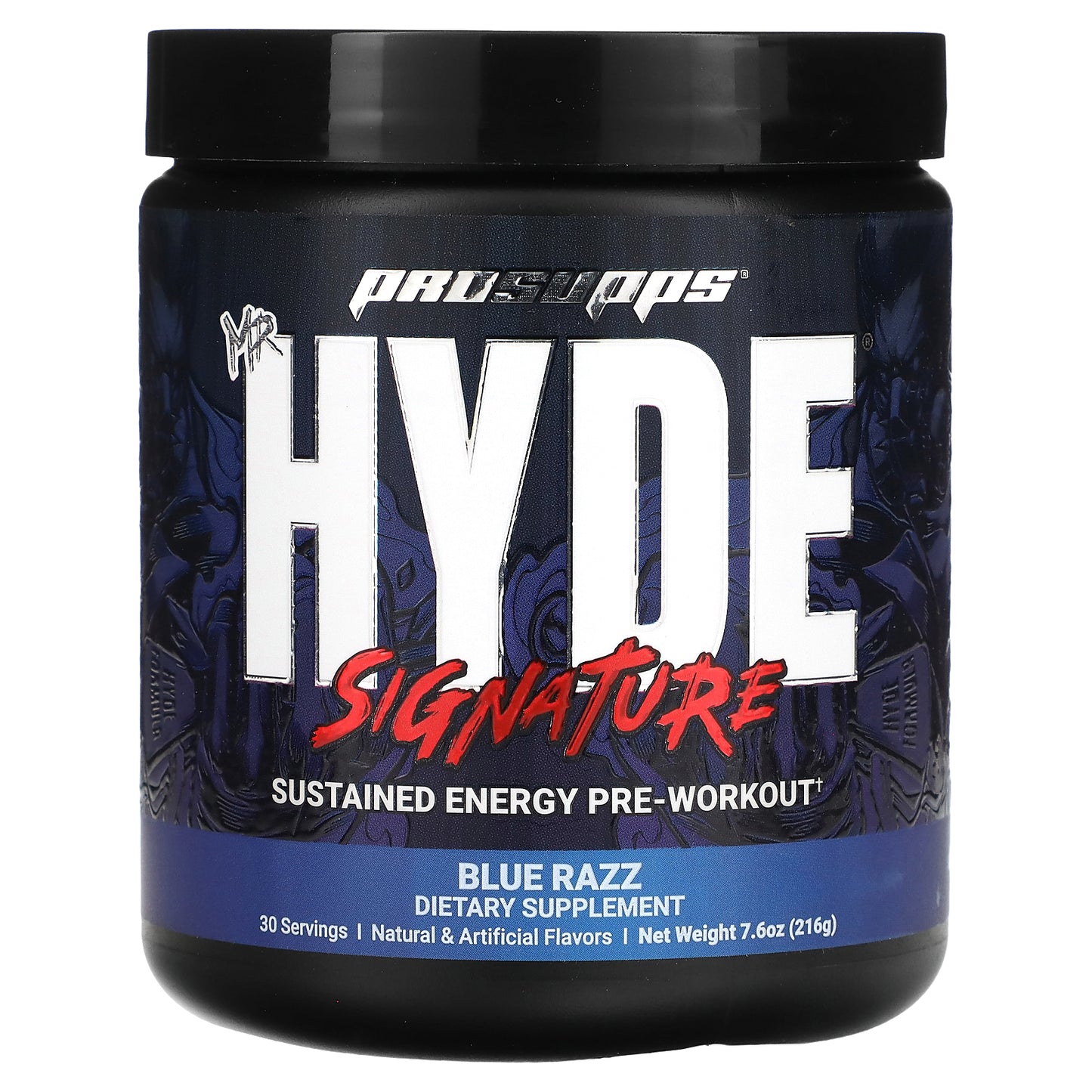 ProSupps, Mr. Hyde, Signature Sustained Energy Pre-Workout, Blue Razz, 7.6 oz (216 g)